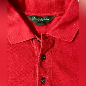 Brooks Brothers Golf Men’s Size Large Red Pima Cotton Polo shirt